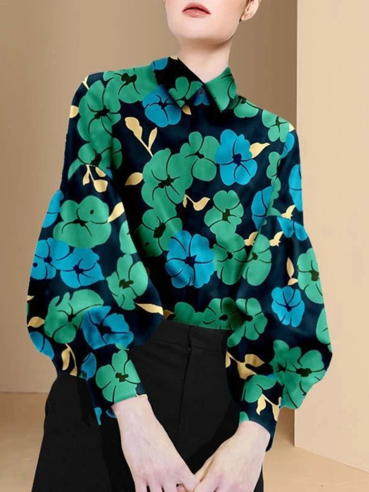 blusas mujer de moda 2022 summer Top female women shirts Women's plaid printed shirt Blouses tops Long sleeve Chic woman blouse