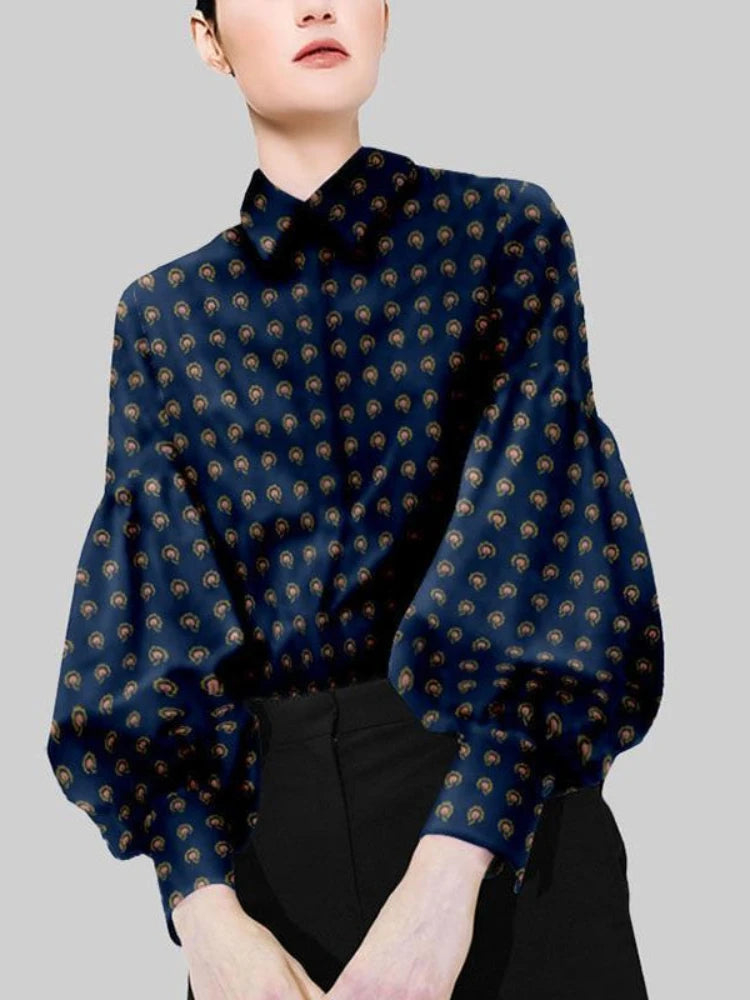 blusas mujer de moda 2022 summer Top female women shirts Women's plaid printed shirt Blouses tops Long sleeve Chic woman blouse