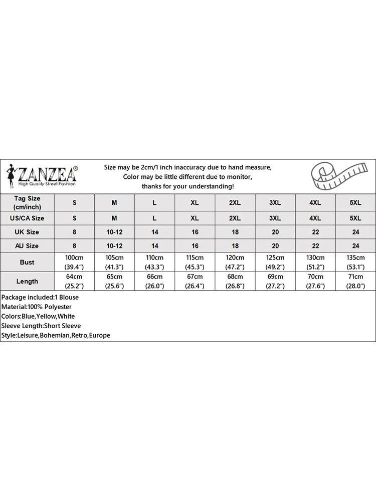 ZANZEA Women Casual Checked Blouses 2024 Summer Short Puff Sleeve O Neck Gingham Blusas Leisure Commute Everyday Shirts Tops